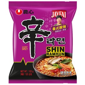 Ātri pagatavojama Ramen nūdeļu zupa Shin Ramyun, Tom Yum, asa, 123g